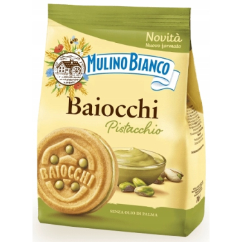 Mulino Bianco ciasteczka Baiocchi Pistacjowe 240g