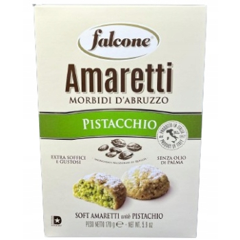 Falcone AMARETTI PISTACCHIO z pistacjami 170g